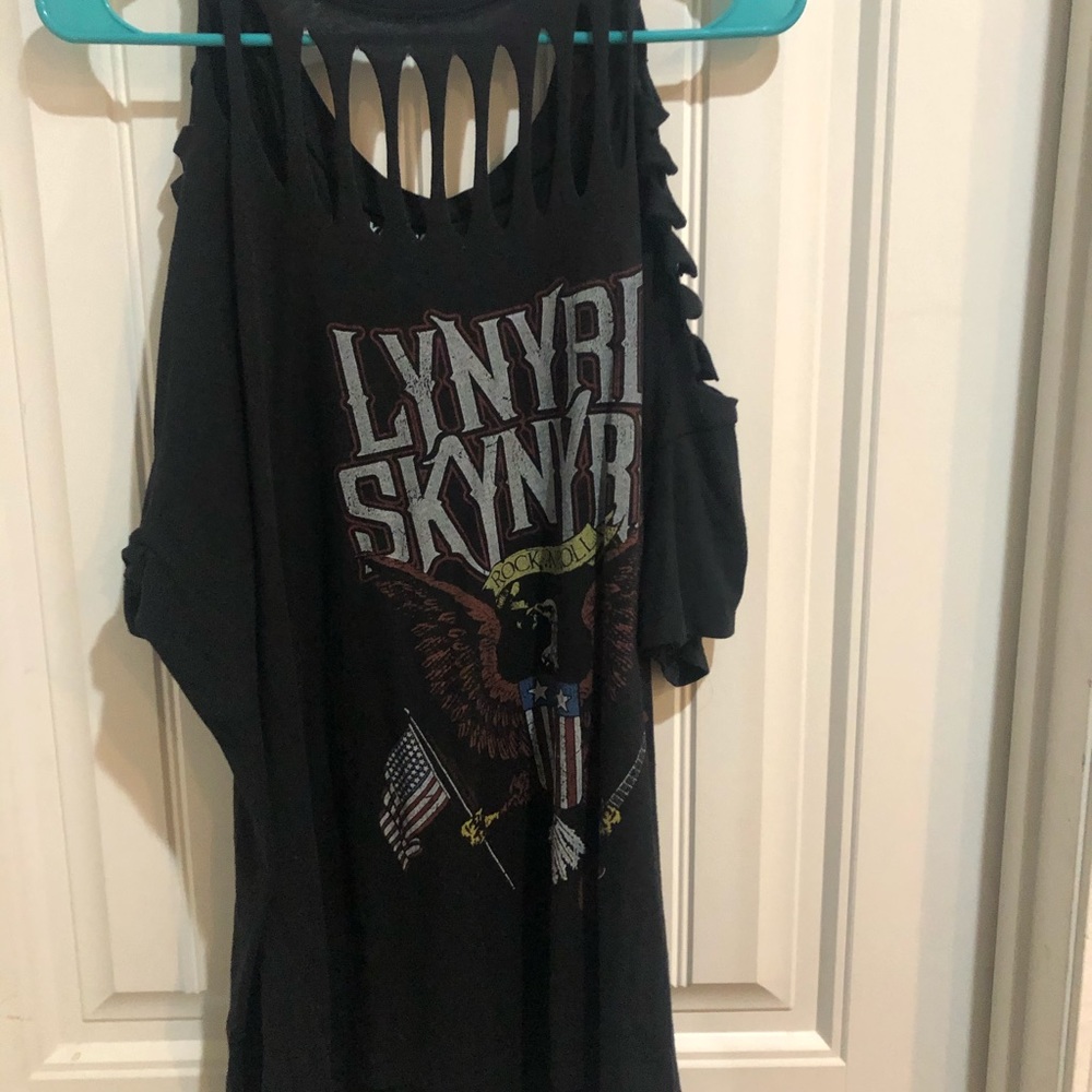 lynyrd skynyrd cut shirt